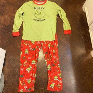 Men's Grinch Christmas Pajama Set